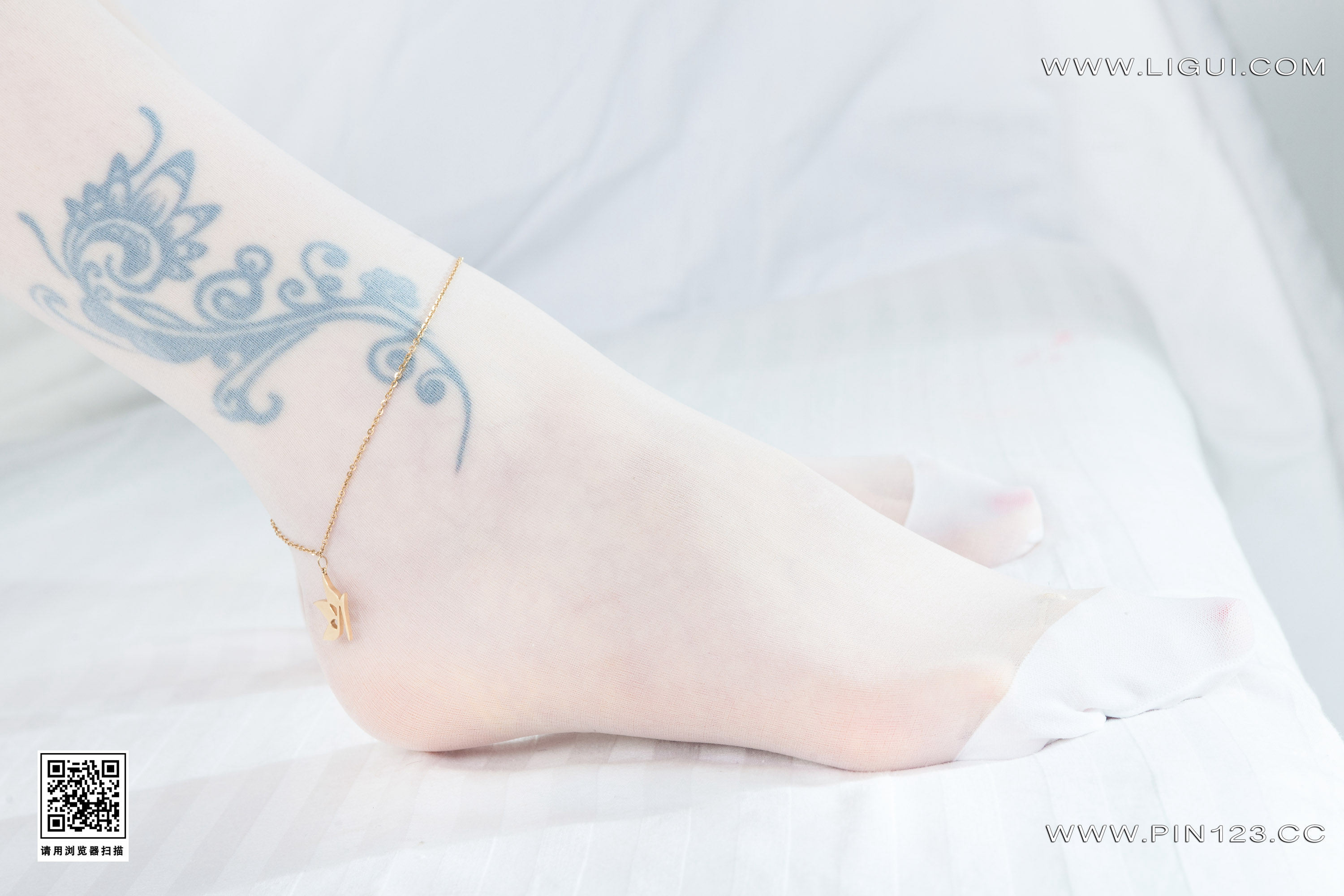 Ligui丽柜  2023.04.17 《白丝天使》 猫猫